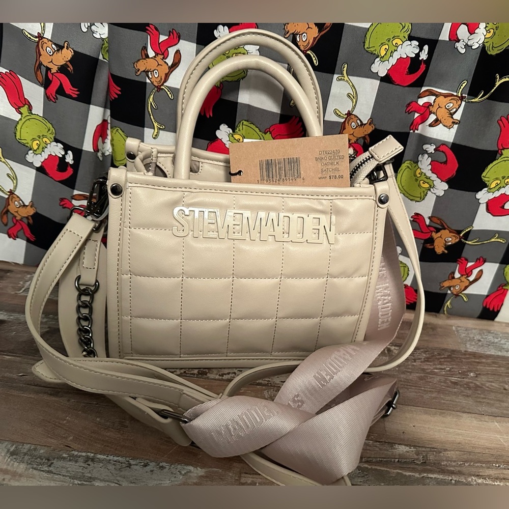 Steve Madden Niko Quilted Tote Bag